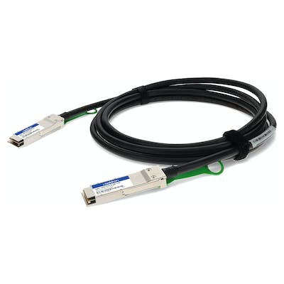 AddOn Networks QSFP-100G-PDAC0-5M-I-AO InfiniBand/fibre optic cable 19.7" (0.5 m) QSFP28 Black, Silver