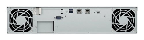 Synology RackStation RS1226+ NAS/storage server Rack (2U) AMD Ryzen V1500B 4 GB DDR4 0 TB Synology DSM Black