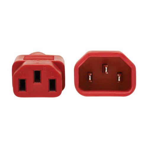 Tripp Lite P004-004-RD power cable Black, Red 47.2" (1.2 m) C14 coupler C13 coupler