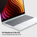 HP EliteBook 8 Flip G2i 13 inch Notebook Next Gen AI PC Wolf Pro Security Edition Copilot+ PC Intel Core Ultra 5 Laptop 13.3" Touchscreen WUXGA 32 GB LPDDR5x-SDRAM 512 GB SSD Wi-Fi 7 (802.11be) Windows 11 Pro Silver
