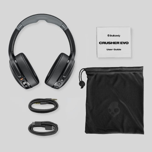 Skullcandy Crusher Evo Headset Wired & Wireless Head-band Calls/Music USB Type-C Bluetooth White