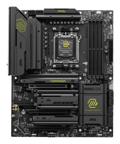 MSI MAG X870E TOMAHAWK WIFI motherboard AMD X870E Socket AM5 ATX