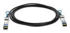 AddOn Networks ADD-SDESHP-PDAC-2M InfiniBand/fibre optic cable 78.7" (2 m) SFP+ DAC Black, Stainless steel