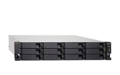 QNAP TS-h1886XU-RP R2 NAS Rack (2U) Intel® Xeon® D D-1622 32 GB DDR4 0 TB QuTS hero Black