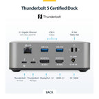 StarTech.com 215N-TB5USB4DOCK laptop dock/port replicator Wired Thunderbolt 5 Gray