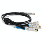 AddOn Networks 470-ABQF-AO InfiniBand/fibre optic cable 78.7" (2 m) QSFP28 4x SFP28 Black