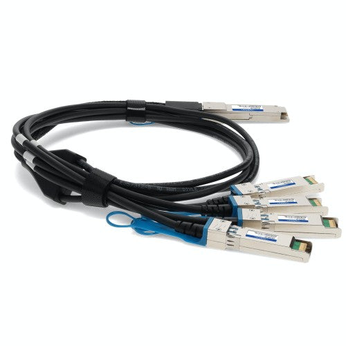AddOn Networks 470-ABQF-AO InfiniBand/fibre optic cable 78.7" (2 m) QSFP28 4x SFP28 Black