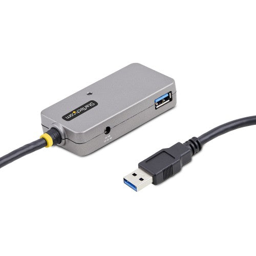 StarTech.com U01043-USB-EXTENDER interface hub USB 3.2 Gen 1 (3.1 Gen 1) Type-A 5000 Mbit/s Black, Silver