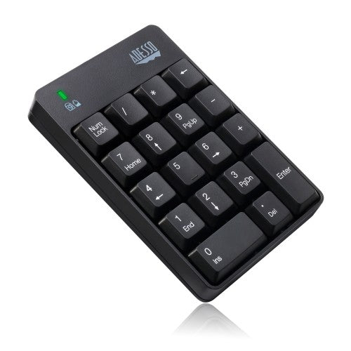 Adesso WKB-6010UB numeric keypad Universal RF Wireless Black