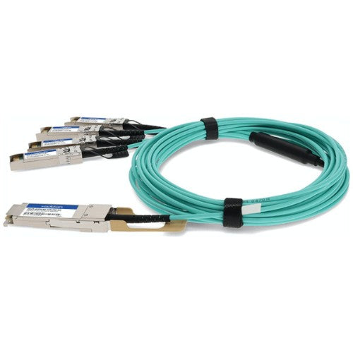 AddOn Networks QSFP-4SFP25GAOC2M-AO InfiniBand/fibre optic cable 78.7" (2 m) QSFP28 4x QSFP28 AOC Aqua color