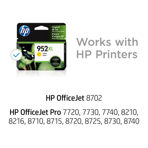 HP 952XL High Yield Yellow Original Ink Cartridge