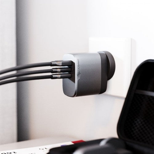ALOGIC WCM3X67-SGR mobile device charger Laptop, Smartphone, Tablet Gray AC Fast charging Indoor