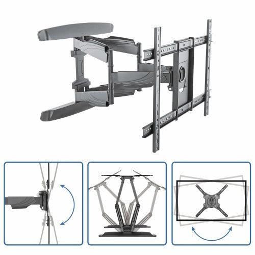 StarTech.com FPWARTB2 TV mount 70" Black