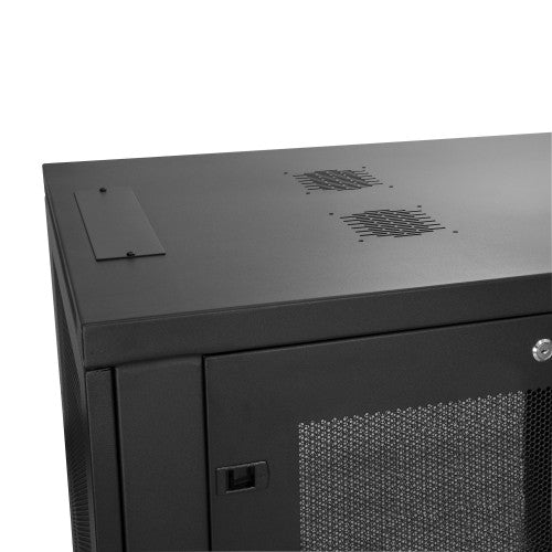 StarTech.com RK1833BKM rack cabinet 18U Freestanding rack Black