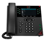 HP Poly VVX 450 12-Line IP Phone and PoE-enabled
