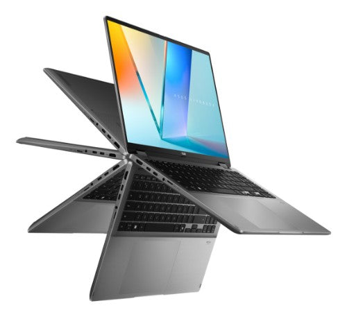 ASUS Vivobook 16 Flip TP3607AA-DS79T Copilot+ PC Intel Core Ultra 7 355 Hybrid (2-in-1) 16" Touchscreen WUXGA 32 GB LPDDR5x-SDRAM 1 TB SSD Wi-Fi 7 (802.11be) Windows 11 Home Gray
