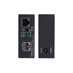 StarTech.com MCM1110SMLC40 network media converter 2000 Mbit/s 1310 nm Single-mode Black