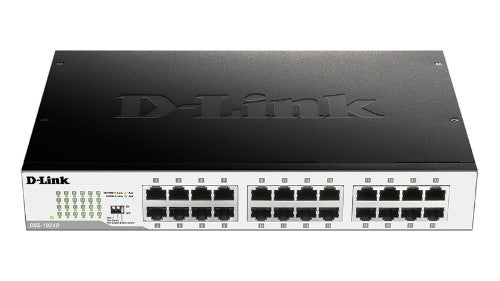 D-Link DGS-1024D network switch Unmanaged Gigabit Ethernet (10/100/1000) 1U Black, Silver - Buy IT Solutions