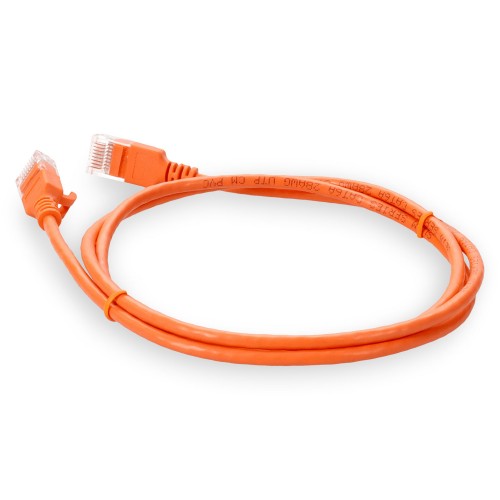 AddOn Networks ADD-10FSLCAT6A-OE networking cable Orange 120.1" (3.05 m) Cat6a U/UTP (UTP) Round