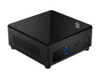 MSI Cubi 12M-016BUS Intel® Core™ i7 i7-1255U DDR4-SDRAM HDD+SSD Workstation Black, White