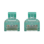 Tripp Lite N261-S01-AQ networking cable Aqua color 11.8" (0.3 m) Cat6a U/UTP (UTP) Round