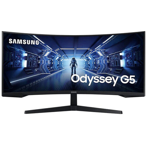 Samsung Odyssey G5 C34G55TWWN - CG55 Series - LED monitor - curved - 34" - HDR