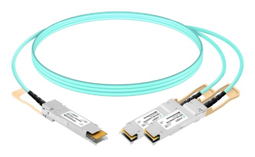Axiom R9B54A-AX InfiniBand/fibre optic cable 1968.5" (50 m) QSFP-DD 2x QSFP56 AOC Aqua color