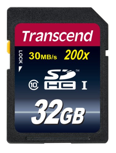 Transcend TS32GSDHC10 memory card 32 GB SDHC NAND Class 10