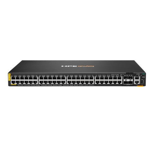 HPE Aruba Networking CX 6200F 48G Class-4 PoE 4SFP+ 370W Managed L3 Gigabit Ethernet (10/100/1000) Power over Ethernet (PoE) 1U