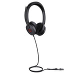 Yealink UH48 Dual Teams USB-C/A Headset Wired Head-band Office/Call center USB Type-C / USB Type-A Black