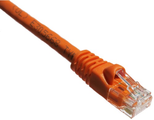 Axiom 1ft. 350MHz Cat5e networking cable Orange 11.8" (0.3 m) U/UTP (UTP)