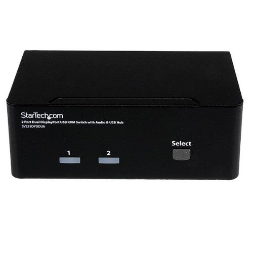StarTech.com SV231DPDDUA KVM switch Black