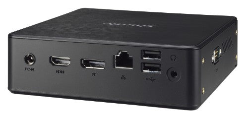 Shuttle NC10U5 PC/workstation barebone Black i5-8265U Intel SoC BGA 1528 1.6 GHz