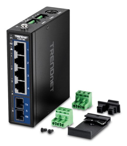 Trendnet TI-G51SC network switch Unmanaged Gigabit Ethernet (10/100/1000) Black