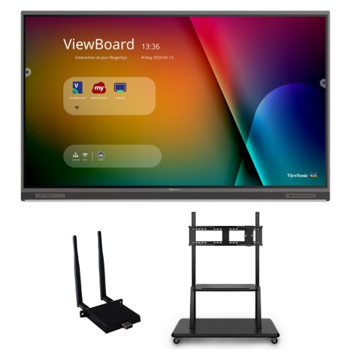 Viewsonic IFP8652-1C-E2 interactive whiteboard 86" 3840 x 2160 pixels Touchscreen Black