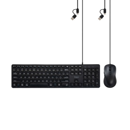 Targus EcoSmart keyboard Mouse included Universal USB QWERTY English Black