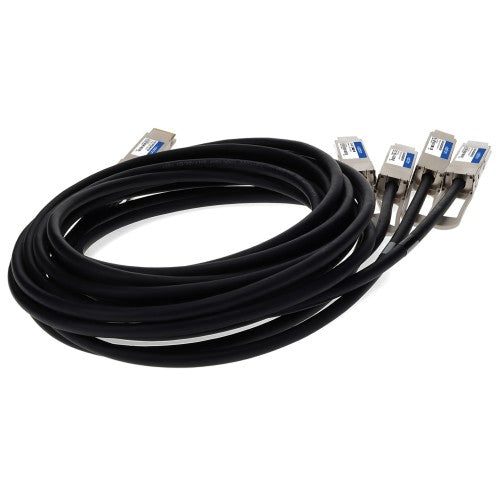 AddOn Networks ADD-Q4ARQ56MX-P2M InfiniBand/fibre optic cable 78.7" (2 m) QSFP-DD 4x QSFP56 DAC Black