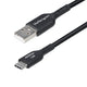 StarTech.com USB2AC6FBKE USB cable USB 2.0 70.9" (1.8 m) USB A USB C 0.48 Gbit/s Black