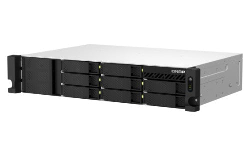 QNAP TS-864EU-RP-8G-US NAS/storage server Rack (2U) Intel® Celeron® N5095 8 GB DDR4 0 TB QNAP Turbo System Black