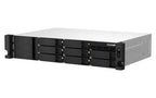 QNAP TS-864EU-RP-8G-US NAS/storage server Rack (2U) Intel® Celeron® N5095 8 GB DDR4 0 TB QNAP Turbo System Black