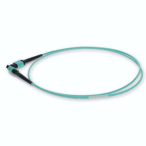 AddOn Networks ADD-MPOMPO-3M5OM4-TAA InfiniBand/fibre optic cable 118.1" (3 m) MPO LOMM Aqua color