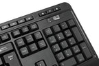 Adesso WKB-1320CB-TAA keyboard Mouse included Home/Office USB US English Black