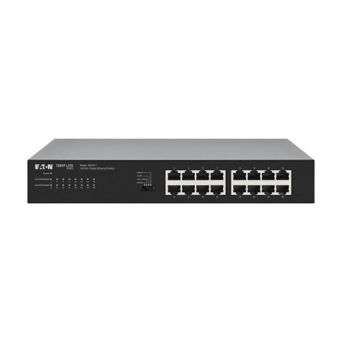 Eaton NG16-1 network switch Unmanaged Gigabit Ethernet (10/100/1000) 1U Black