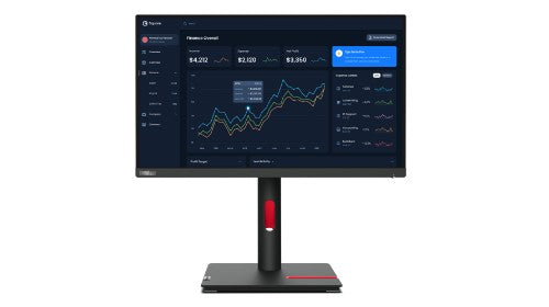 Lenovo ThinkVision T22i-30 computer monitor 21.5" 1920 x 1080 pixels Full HD LED Black