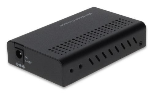 AddOn Networks 10/100/1000Base-TX(RJ-45) to Open SFP Port Mini Media Converter w/US power supply network media converter 1000 Mbit/s Multi-mode, Single-mode Black