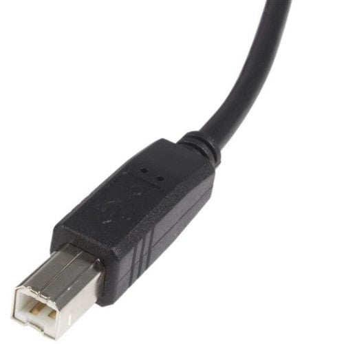 StarTech.com USB2HAB6 USB cable USB 2.0 70.9" (1.8 m) USB A USB B 0.48 Gbit/s Black
