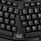 Adesso AKB-150SB-TAA keyboard Medical USB QWERTY US English Black