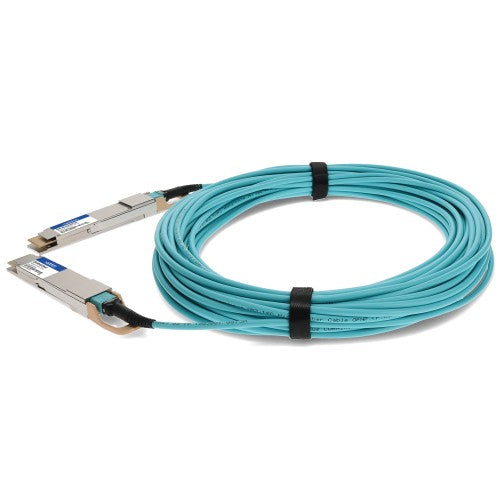 AddOn Networks QDD-400-AOC25M-AO InfiniBand/fibre optic cable 984.3" (25 m) QSFP-DD DAC Aqua color