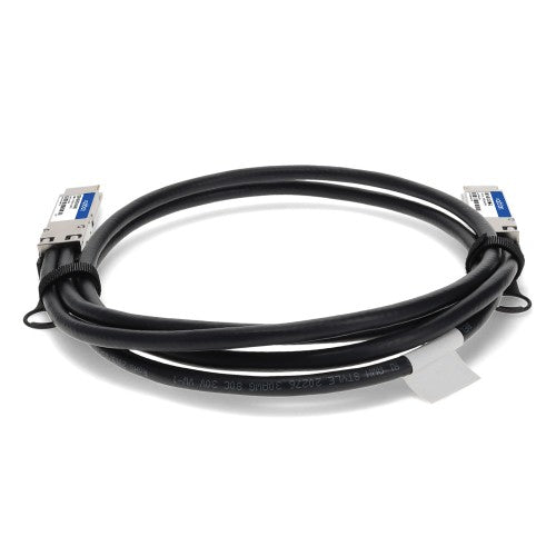 AddOn Networks QDD-400-CU0-5M-AO InfiniBand/fibre optic cable 19.7" (0.5 m) QSFP-DD DAC Black