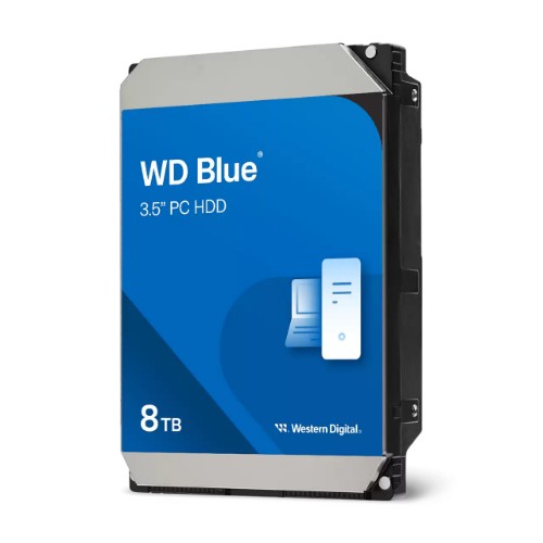 Western Digital Blue WD80EAAZ internal hard drive 8 TB 5640 RPM 128 MB 3.5" Serial ATA III